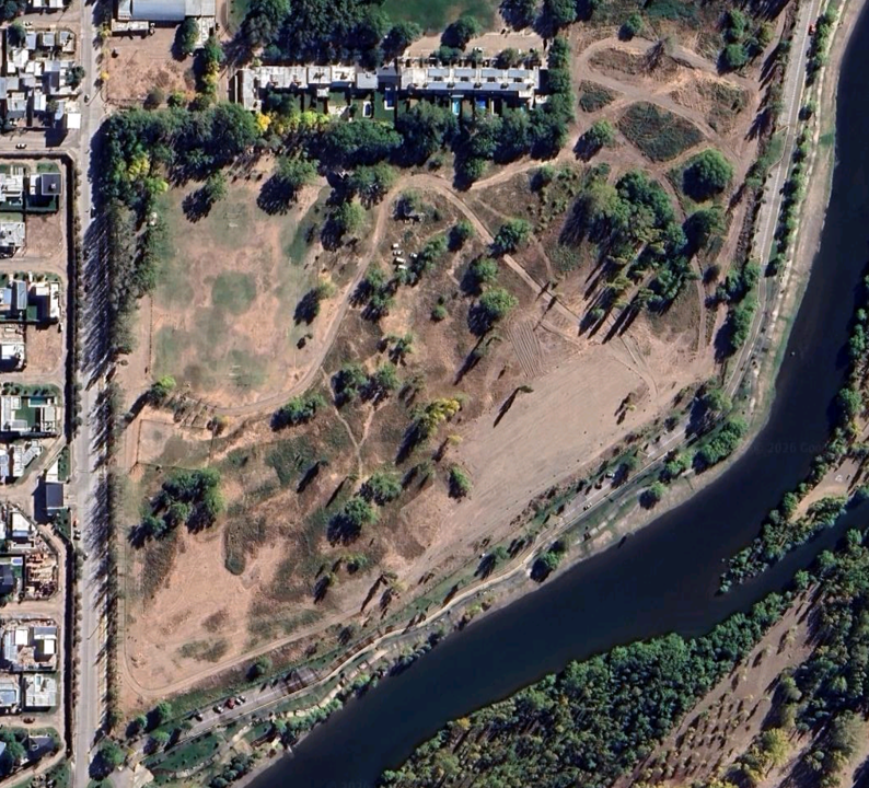 Vista aérea pista 4x4